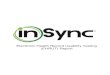 Electronic Health Record Usability Testing (EHRUT) Report · Electronic Health Record Usability Testing (EHRUT) Report 1. EXECUTIVE SUMMARY A usability test of InSync v 9.0 Complete
