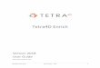 Tetra4D ENRICH V2018 - User manual...Tetra4D Enrich is a plug-in for Adobe® Acrobat® Pro which allows you to create rich, interactive PDF documents from a wide range of 3D CAD files