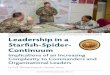 E P U YCO 0 Leadership in a Starfish-Spider- Continuum · display of these capabilities and principles of warfighting. U.S. military and technological superiority showed that the