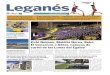 Leganés...Depósito legal: M-31612-2016 Periódico mensual del Ayuntamiento de Leganés. Distribución gratuita en domicilios particulares. Tirada 65.000 ejemplares. LEGANÉSGESTIÓNDEMEDIOS