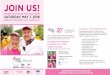 2016-Join Us PC - MicrosoftKOMEN UTAH RACE FOR THE CURE® SATURDAY, MAY 7, 2016 LIBRARY SQUARE, SALT LAKE CITY 2016 SPONSORS Join us to HONOR, REMEMBER, and CELEBRATE lives touched