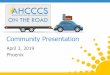 Community Presentation - azahcccs.gov · 03/04/2019  · • Oct 2018 – ACC/AIHP - 1.5M Children/Adults • ALTCS DD – 2019/2020 • Foster Children - 2020 • Administrative