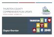 THURSTON COUNTY COMPREHENSIVE PLAN UPDATE€¦ · County is required to conduct a periodic review of Comp Plan ... (RCW 36.70A) Countywide Planning Policies. Thurston County Comprehensive