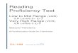 Reading Proficiency Test - Transparent Language · 2018-02-23 · Reading Proficiency Test Guide Low to Mid Range (LMR) ~ Very High Range (VHR) Page 4 of 19 Developed by Avant Assessment,