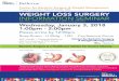 Center for Bariatric Surgery & Weight Management Program ... · Wednesday, March 7, 2018 1:00pm - 2:00pm Please arrive by 12:00pm Rose Room - H Bldg. - 12Fl. - Conference Room WEIGHT