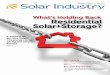 What’s Holding Back Residential Solar+Storage? · affects major U.S. electricity markets. page 16 Resource Assessment ... 4 Solar Industry b JUNE 2017 b_2_11.28_36_SI_1706.indd
