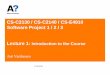 CS-C2130 / CS-C2140 / CS-E4910 Software Project 1 …...– applying Scrum in the course project 12.9.2018 MORE SUPPORT TO THE PROJECTS 12.9.2018 Coach (1/2) • Course personnel •