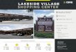 LAKESIDE VILLAGE SHOPPING CENTER · 2018-11-29 · ellicott city 795 83 towson 26 owing mills milford mill woodstock aerial overview 9201–9251 lakeside blvd owings mill, md 21117