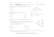 Midsegments of Triangles€¦ · 28-10-2013  · To start, determine whether the triangles have two pairs of congruent sides. AD CD DB ? Then compare the hinge angles. m CDB = m =
