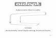 Adjustable Bed Cradle - Electrovision Ltd · Adjustable Bed Cradle is manufactured from the finest material and components available, when installed and used correctly it is designed