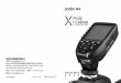 TTL无线引闪器 - Godox · 2018-09-05 · Note: Nikon original speedlights shall be set to i-TTL mode regardless of XProN's mode. < > < > < > < > 