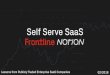 Self Serve SaaS - FrontlineThis presentation will explore trends among publicly traded self-serve SaaS companies 5 Company MarketCap 2017 EV/Revenue 2018 EV/Revenue 2018 Revenue Gross