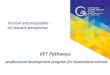 QTIC (Tourism & Hospitality) VET Pathways …...HOSPITALITY, TOURISM & COMMERCIAL COOKERY PD WHEN: Friday 14th October—Monday 17th October 2016 RSVP by 16 Sept COST: $899pp twin