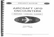 Welcome to PROJECT 1947 · 2019-04-13 · AIRCRAFT 1 UFO ENCOUNTERS - RADAR / VISUAL CASES 1982 AIGR/X lane's radar Type of Aircraft ... Project 1947, Jan L. Aldrich Official VASP