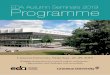 EDA Autumn Seminars 2019 Programme · EDA Autumn Seminars 2019 Programme Bridging the gap between research, policies and practice – Opportunities and challenges with accessibility