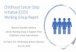 Childhood Cancer Data Initiative (CCDI) Working …Molecular data including research sequencing (i.e. genomic, epigenetic & proteomic data) and clinical molecular profiling Information