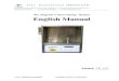 English Manual of 45 degree flammability tester Manual of 45 degree... · CRF16-1610 2．Main technical parameters Dimension：540×410×300mm Specimens Size：152.4×50.8mm Ignition