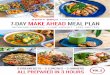7-DAY MAKE AHEAD MEAL PLAN - happybodyformula.comhappybodyformula.com/wp-content/uploads/...The meal plan and the recipes are developed by a real food cookbook author and food blogger,