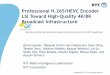 Professional H.265/HEVC Encoder LSI Toward High-Quality 4K ... · PDF file HEVC – High Efficiency Video Coding • The latest video coding standard (Jan. 2013, Range extensions Apr