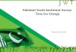Pakistani Youth Sentiment Survey: Time For Change · best. Pakistani youth like watching TV or listening to radio to escape the grim realities that surround them. The entertainment