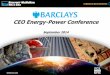 CEO Energy-Power Conference · Reserves & Resource Potential 5 Year-end 2013 Proved Reserves & Net Unrisked Resource Potential California (Billion BOE) 0.2 4.3 0.4 1H14 Cash Margin