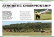 BULLETIN 1 VALLEY, MFC, DURBAN AEROBATIC CHAMPIONSHIP · Charls and his fellow Valley club members, who let us take up a flying Sunday for our aerobatics. We were also pleased to