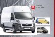CITROËN VANS RELAY - Vanarama · an extensive choice. the citroËn relay offers an impressive range of equipment in over 70 configurations. the relay has a gross vehicle weight of