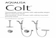 Colt installation guide V1:Dolphin install Guide 12/6/13 ... · shower valve and head may result in damage and poor performance. Pipe sizing Long pipe runs, on both inlet and outlet,