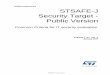 STMicroelectronics STSAFE-J Security Target - …...[FIPS_197] FIPS Publication 197, ADVANCED ENCRYPTION STANDARD (AES), U.S. DEPARTMENT OF COMMERCE/National Institute of Standards