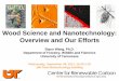 Wood Science and Nanotechnology: Overview and Our Effortsfwf.ag.utk.edu/mgray/wfs512/SeminarFA11/Wang.pdf · Wang UT CRC Xing, Wood Sci. Technol 2009, 43,615-Enhanced OSB Wang UT