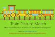 Train Shape Match - PositivelyAutism.comfor each picture on the train cars. Make sure the Velcro dot half does not cover the picture. For example, on the dinosaur picture, you could