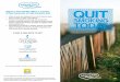 Tobacco Free Florida offers a number of free resources to ... · Tobacco Free Florida knows quitting can be very hard, but it’s not impossible. Truth is, the average smoker attempts