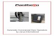Pantheon is a low voltage DC commercial rolling door ... Files and... · Pantheon is a low voltage DC commercial rolling door operator, manufactured exclusively for and distributed