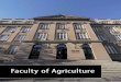 Faculty of agriculture - University of Belgrade of Agricultu… · at Faculty of agriculture, 6 nemanjina, 11080 Zemun, ECTS: 60/ LanguagE oF inSTruCTion: SErBian/ dEgrEE: maSTEr