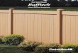 CertainTeed - Apollo Fence Companyapollofence.us/wp-content/uploads/2016/08/BufftechVinylFence.pdf · Chesterﬁeld Swoop and S Curve Chesterﬁeld Smooth Gates New Lexington New