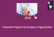 Guarantee Programs for Surrogacy & Egg Donation · 2/5/2020  · IVF packages • Surrogate Insurance (Do not take a Lloyds of London policy) • Surrogate location (pre -birth order