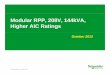 Modular RPP, 208V, 144kVA, Higher AIC Ratings · Modular RPPModular RPP . Higher Short Circuit Current Ratings for the, 208V, 144kVA Modular RPP. 400A Input Breaker. 300mminwidthcolor:RavenBlack300mm