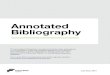 Annotated Bibliography 2019-09-27¢  Annotated Bibliography This annotated bibliography includes summaries