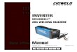 130 170 INVERTER€¦ · operation Electrode size Metal Thickness or Welding Current Filter shade no. Welding or Cutting operation Electrode size Metal Thickness or Welding Current