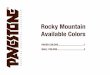 Rocky Mountain Available Colors - Pavestone · ¨ ª , C reating ªB eautiful Landscapesª, G rasstone , H eritageª, N ew bury Stone , Venetian Stone , and Vintage Stone are tradem