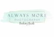 Booking Guide - WeddingWire · • Parent Wedding Album: Thoughtful, matching 8x8 version of your wedding album for parents, making it the perfect thank you gift! Pro Tip: If you