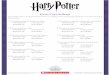 House Cup Challenge - scholastic.com€¦ · House Cup Challenge. How well do you know the Hogwarts houses? Now’s your chance to test your knowledge! Circle the correct house for