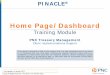 Home Page/Dashboard...Tip Cards sections give you step-by-step instructions on how to navigate through all of the utilities and modules within PINACLE ®. Clicking on Help on the Utility