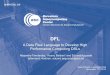DFL - PNNLhpc.pnl.gov/conf/wolfhpc/2014/talks/beltran.pdf · Domain-Specific Languages (DSLs) – Hide the complexity of HPC systems – Boost programmer’s productivity DSL drawbacks