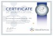 CERTIFICATE - Print with PPG · David J. Steinhardt President & CEO has achieved the level of G7 Master Qualification by demonstrating through production of print and/or proofing,