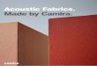 Acoustic Fabrics. Made by Camira. - Camira FabricsEra 170 Carlow Blazer Lite Blazer Sound absorbing foam (standard) 100 125 160 200 250 315 400 500 630 800 1k 1.25k 1.6k 2k 2.5k 3.15k