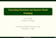 Forecasting Recessions and Bayesian Model Averaging · Forecasting and nowcasting recessions has received signi cant attention from academics, policymakers, and practitioners. A summary