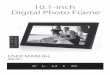 10.1-inch Digital Photo Framedownloads.thesource.ca/800/8001451/Manuals/manual.pdf · 1) Photo: Select to play as a photo slideshow. 2) Setting: Select to make changes to the setting