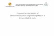 Proposal(for(the(studies(of( Telecommunicaon(Engineering ... · TELECOMMUNICATION+ENGINEERING+DEPARTMENT+ LINARES+CAMPUS,+UNIVERSIDAD+DE+JAÉN+ UNIVERSIDAD DE JAÉN Telecommunicaon(projectmanagementmodule.(10
