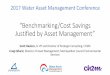 Benchmarking/Cost Savings Justified by Asset Management · Achieving cost savings: application of improved practices can lead organizations to between 10% and 30 % Capex and Opex